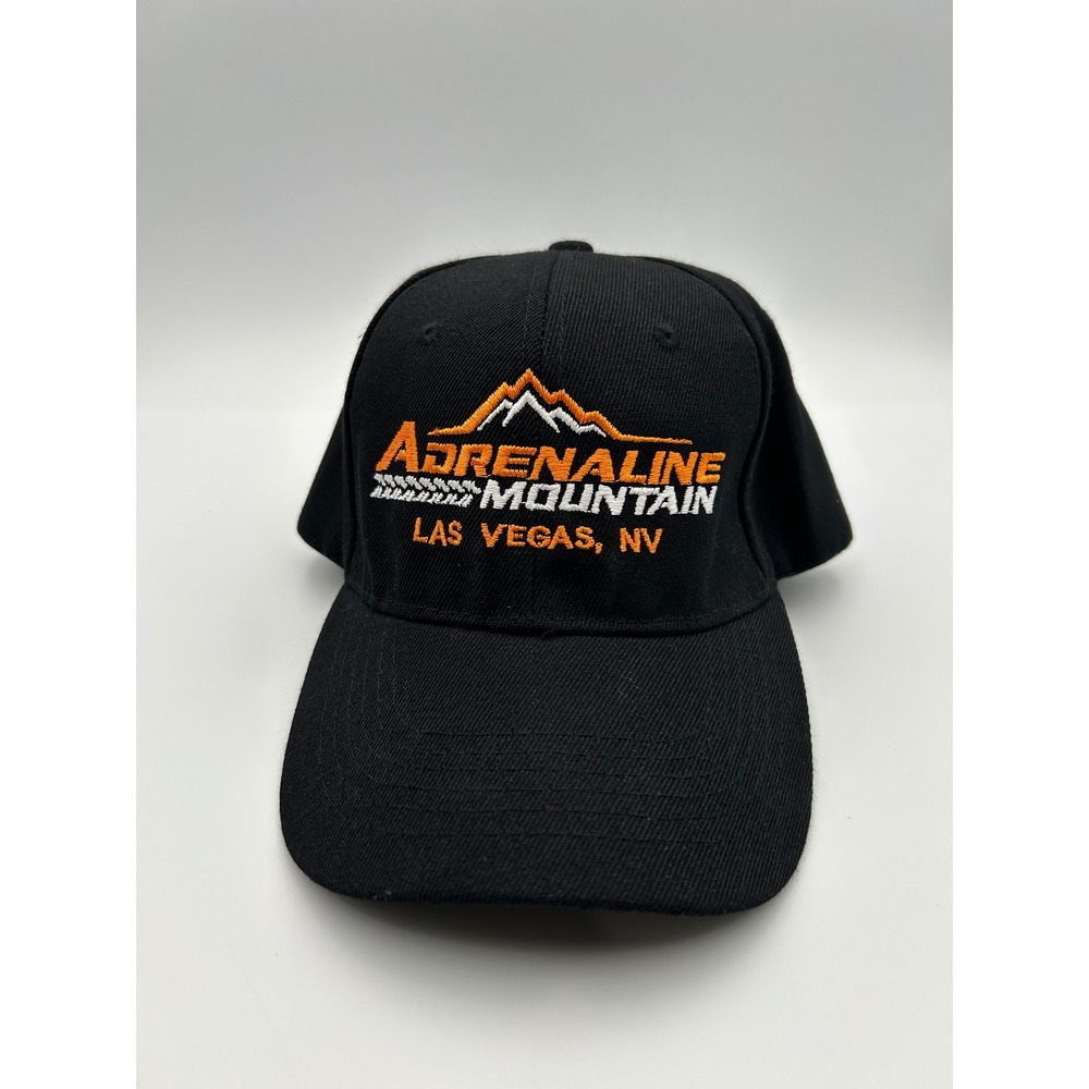 Adrenaline Mountain Las Vegas NV Baseball Cap Hat Black Adjustable Embroidered
